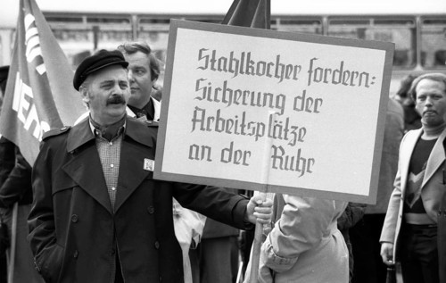 The German Trade Union Confederation (DGB) demonstration on 1 May 1979 in Dortmund, Germany, Europe