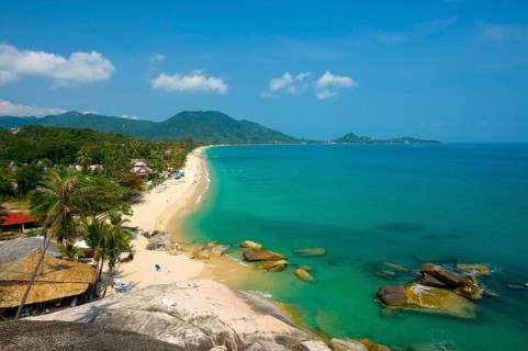 Lamai Beach, Ko Samui Island, Thailand, Southern Thailand, Palm Beach, Palm Trees, Asia