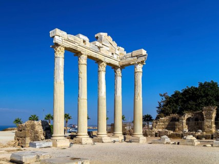 Temple of Apollo, Side, Turkey, Asia