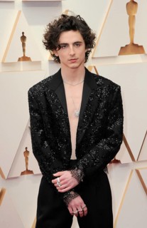 Timothée Chalamet at the 94th Annual Academy Awards held at the Dolby Theatre in Los Angeles, USA