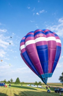 BAD GRIESBACH, GERMANY - AUGUST 22: Hot air ballon festival at Bad Griesbach, Germany on August 22,