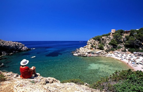 Cala Carbo, Ibiza, Balearic Islands, Spain, Europe