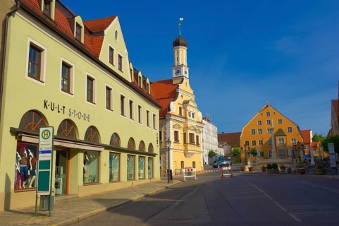 Friedberg, Town Hall, Swabia, Bavaria, County Aichach-Friedberg, Germany, Europe