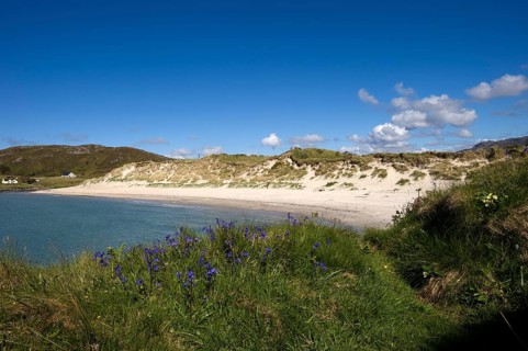 Morar Beach, Silver sands of Morar, Morar, Scotland, United Kingdom, Europe
