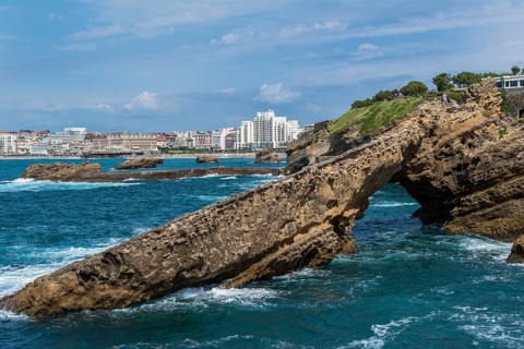Cote Basque, Biarritz, Pyrenees-Atlantiques, Aquitaine, Basque Country, France, Europe