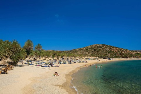 Palm Beach Vai, Crete, Greece, Europe