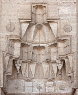Relief in the Selimiye Mosque, Edirne, Turkey, Asia