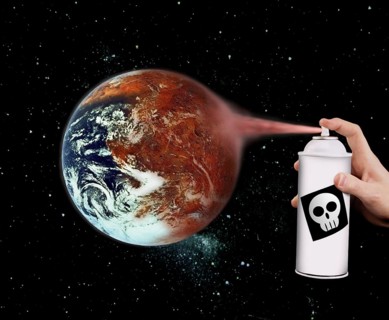 The Earth Planet's Pollution, Symbolic Image