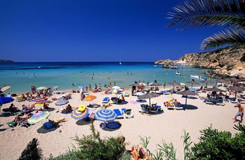 Cala Tarida, Ibiza, Balearic Islands, Spain, Europe