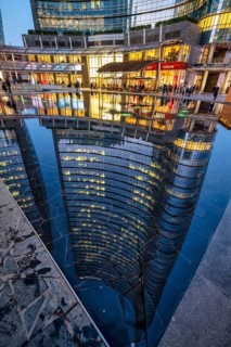 Milan Italy, Porta Nuova District. Gae Aulenti Square. Unicredit Tower