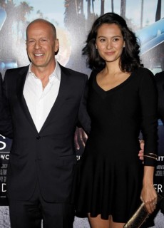 Bruce Willis and Emma Heming at the HBO's 'His Way' Los Angeles Premiere held at the Paramount