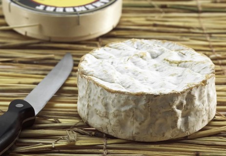 Camembert, French cheese made from cow's milk in Normandy