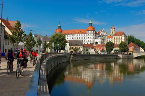 Neuburg on the Danube, Neuburg Castle, Neuburg Castle, Danube, Upper Bavaria, Bavaria, Germany,