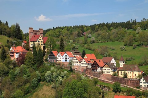 Berneck, Altensteig, Black Forest, Baden-Württemberg, Germany, Europe