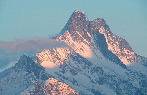 Alpine summit, Bernese Oberland (Europe) (Landscapes) (mountains) (landscape) (horizontal), View