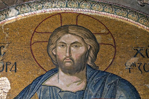 Jesus Christ, Chora Church, Istanbul, Turkey, Asia