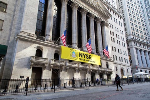 New York, United States of America, November 18, 2016: Facade of the New York Stock Exchange