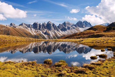 Kalkkögel Range in the Stubai Alps, Tyrol, Austria, Europe