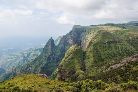Simien Mountains, Simien Mountains National Park, Amhara Region, Ethiopia, Africa