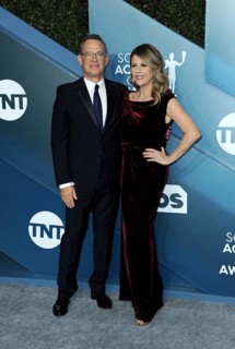 Tom Hanks and Rita Wilson at the 26th Annual Screen Actors Guild Awards held at the Shrine