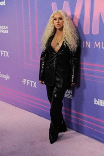 Christina Aguilera at the 2022 Billboard Women In Music held at the YouTube Theater in Los Angeles,