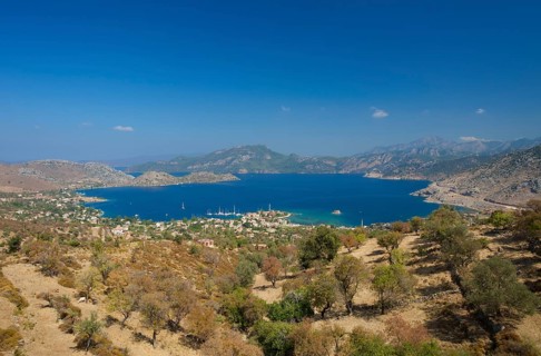 Selimiye near Marmaris, Turkish Aegean Sea, Coast, Turkey, Asia