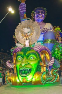 Carnival float, Gualeguaychu Carnival, Gualeguaychu, Entre Rios Province, Argentina, South America