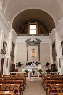 Church with footprint of Jesus Christ, Santa Maria delle Piante, Church of Santa Maria in Palmis,