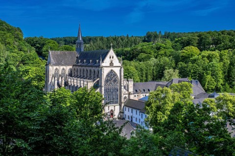 Altenberg Cathedral (also Bergischer Dom), former monastery church of Altenberg Abbey, built by the
