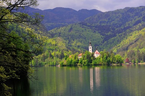 Lake Bled, Lake Island, Triglav National Park, Carniola, Carniola, Carniola, Slovenia, Europe