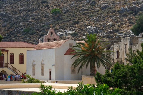Preveli Monastery, South Coast, Crete, Greece, Europe