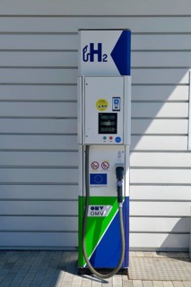 Hydrogen filling station, Munich, Bavaria. Germany