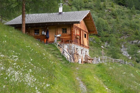 Mountain hut in South Tyrol