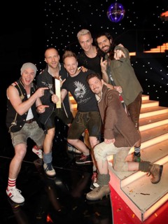 New folk music band VoXXclub after ARD TV show