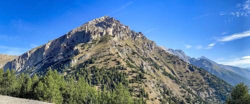 Roc Peirous, seen from Forte Pramand, Salbertrand, Piedmont, Italy, Europe
