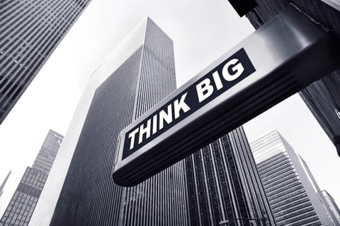 background for an think big background