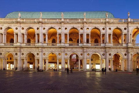 Vicenza, Veneto, Italy. The Basilica Palladiana is a Renaissance building in the central Piazza dei