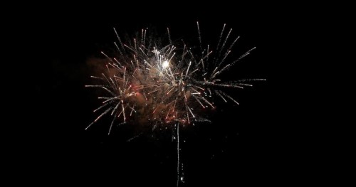 Fireworks at Deauville in Normandy
