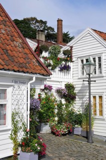 Wooden house, wooden houses, Gamle Stavanger, Old Stavanger, Old Town, Stavanger, Rogaland, Norway,