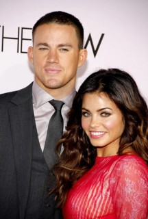 Channing Tatum and Jenna Dewan at the Los Angeles premiere of 'The Vow' held at the Grauman's