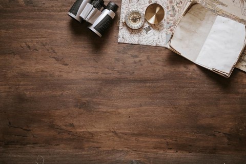 Vintage desk concept with copyspace. Resolution and high quality beautiful photo