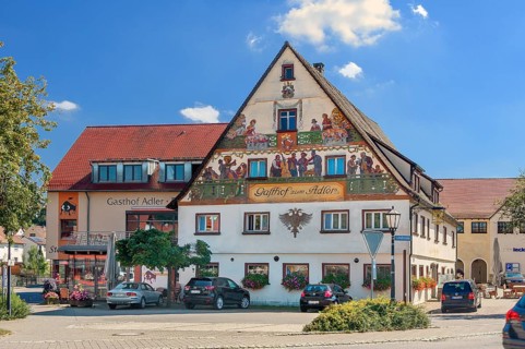 Gasthof zum Adler in the Schlossstraße, Ochsenhausen, Bavaria