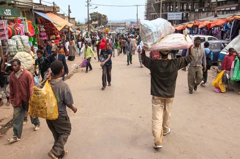 Ethiopian, Market Street, Mercato, Addis Ababa, Ethiopia, Africa
