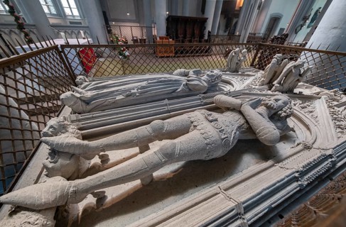 Altenberg Cathedral (also Bergischer Dom), tomb of Margaret of Berg and Count Gerhard, former