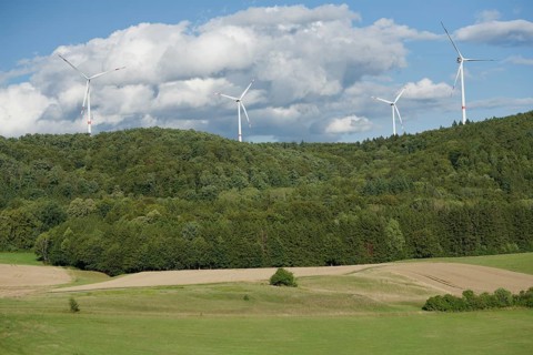 Windmills on the Bilz, Michelbach an der Bilz, Limpurger Land, Limpurger Berge, Swabian-Franconian