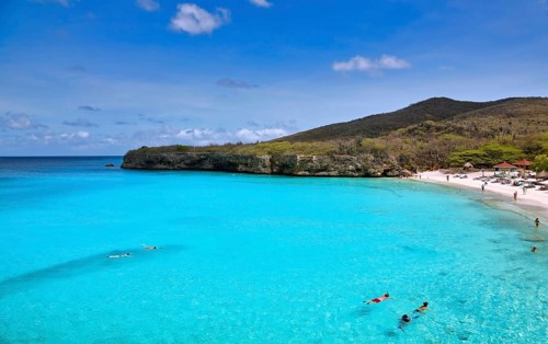 Grote Knip beach at Cura