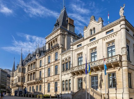Grand Ducal Palace (Palais Grand-Ducal), residence of the Grand Duke of Luxembourg, Luxembourg,