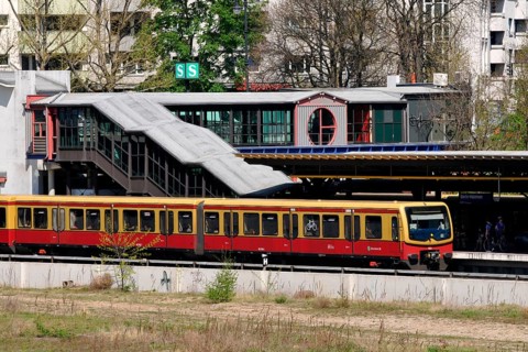 Halensee station, Wilmersdorf, Berlin, S-Bahn, Germany, Europe