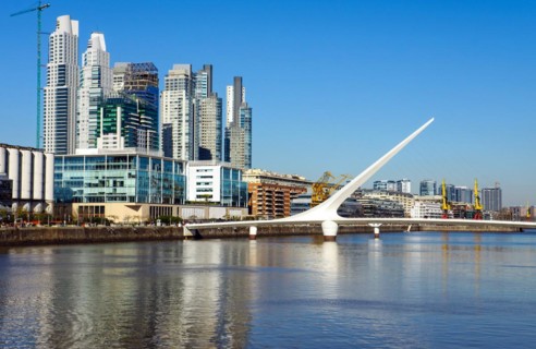 Puerto Madero in Buenos Aires, Argentina, South America