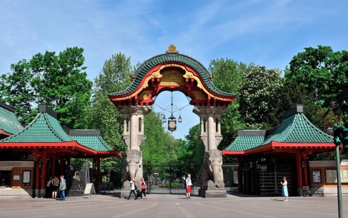 Elephant Gate, Berlin Zoo, Budapester Straße, Tiergarten, Berlin, Germany, Zoological Garden,